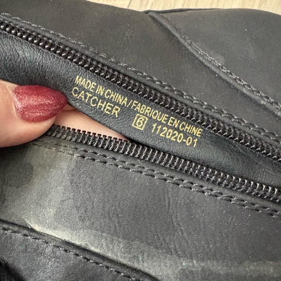 Black Lace-Up Ankle Boots size 6 - Picture 5 of 6